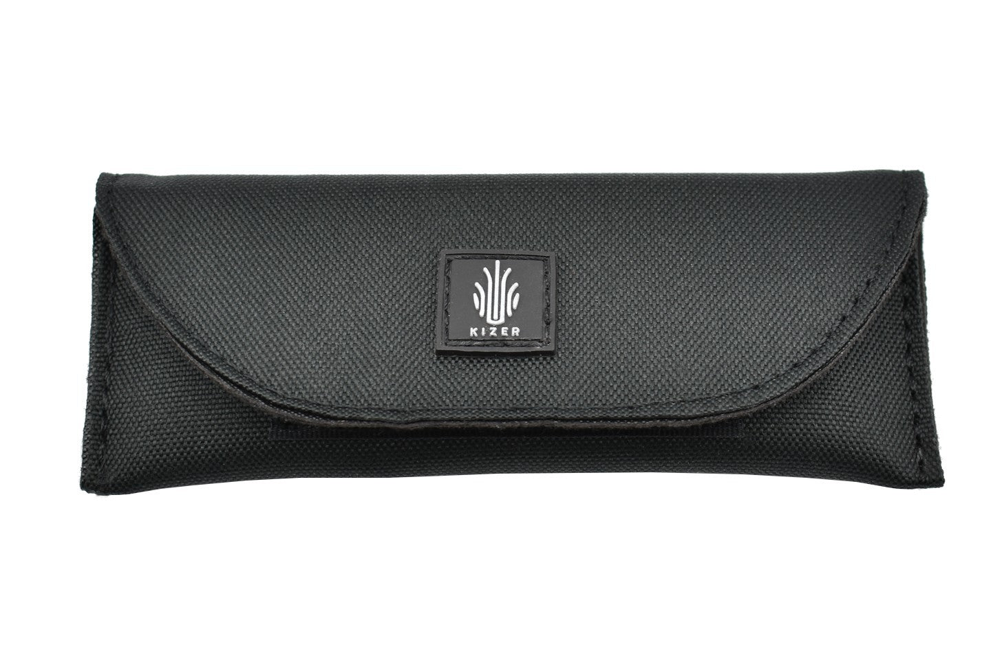 Couteau Lame Lisse Acier S35VN Manche Avec Trou Noir Et Orange Xancudo